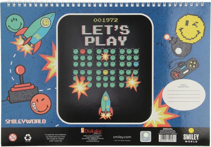 Produktbild Skizzenblock-Smiley mit Aufklebern