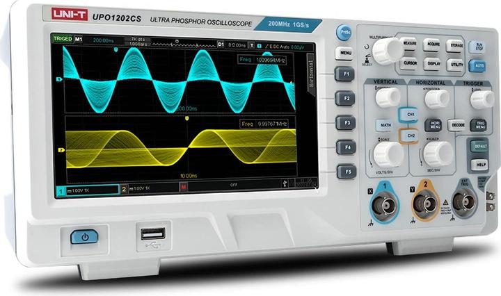 Produktbild Uni-T Oszilloskop UPO1202CS, 200 MHz, 2 Kanal
