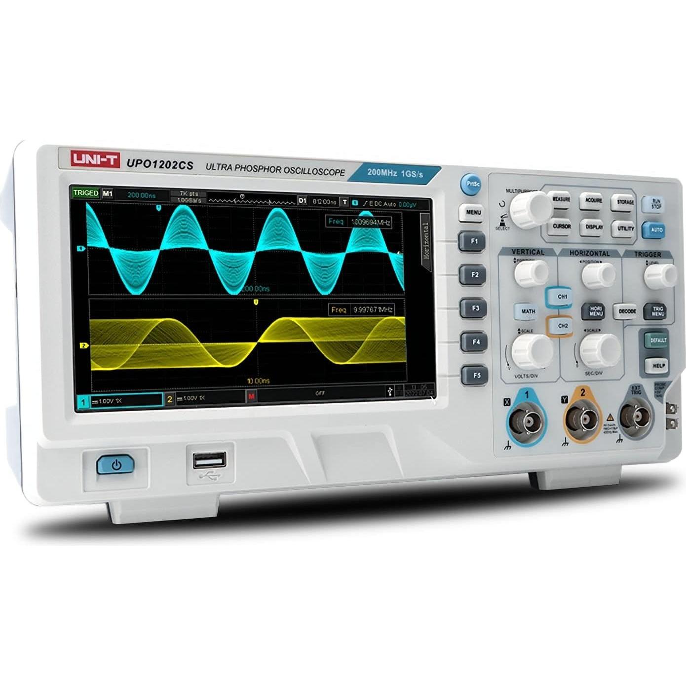 Thumbnail - Uni-T, Multimeter, Oszilloskop UPO1202CS, 200 MHz, 2 Kanal