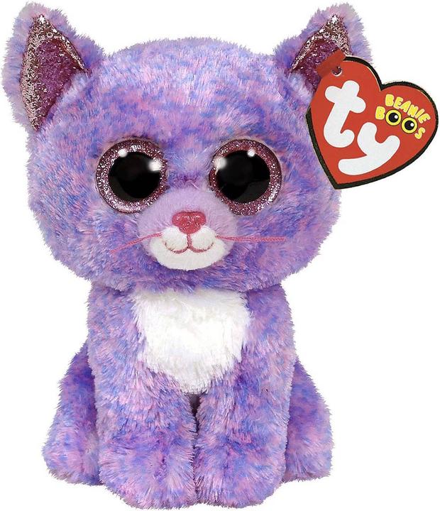 Actual product image Ty Beanie Boo's Cassidy Cat 15cm (11.20 cm)