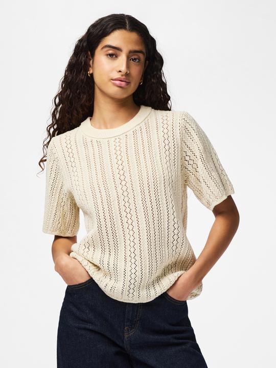 Produktbild Pieces Pcnuka Ss O-Neck Knit Noos Bc (L)