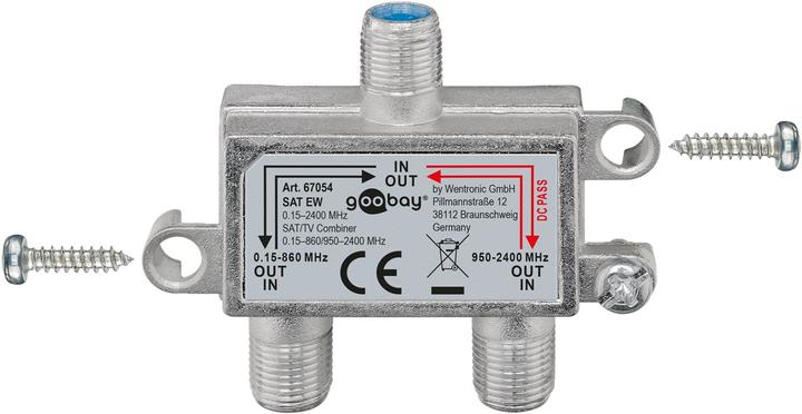 Produktbild Goobay SAT-TV-Einschleuseweiche (Dämpfer)