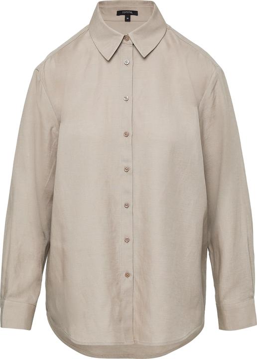 Immagine prodotto Comma Bluse Hemdbluse aus Leinenmix im Relaxed Fit (48)