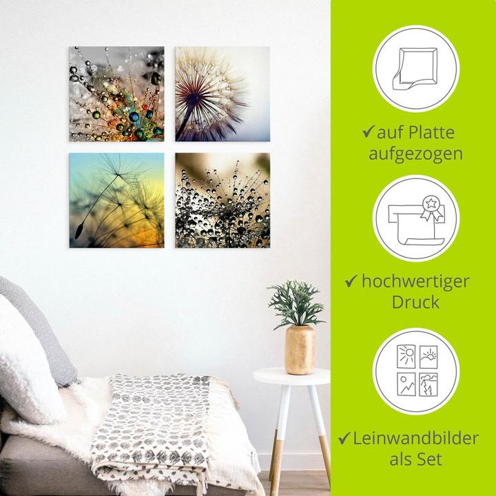 Immagine prodotto Artland Dente di leone, primo piano del dente di leone J4XD (30 x 30 cm)