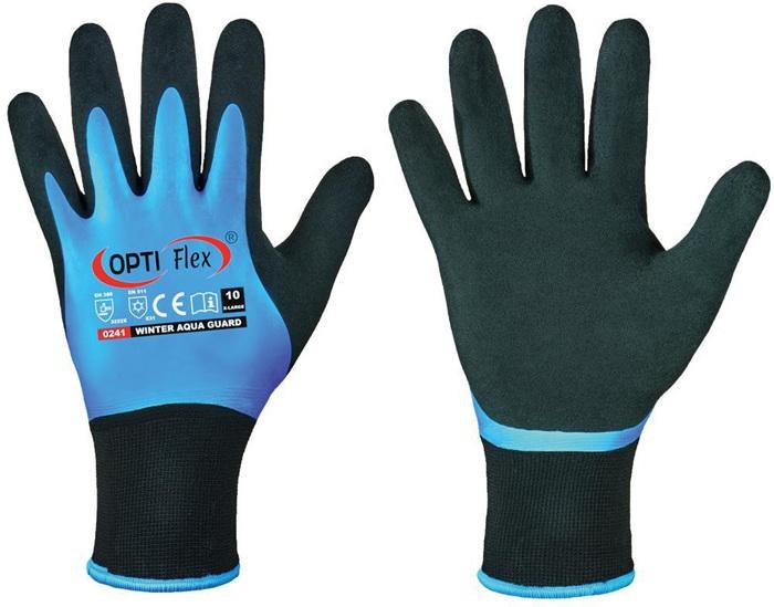 Produktbild Opti Flex Handschuhe Winter Aqua Guard Grösse 11 schwarz/blau EN 388, EN 511 PSA-Kategorie II (11)