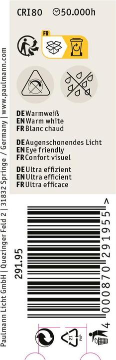 Produktbild Paulmann Kerze Eco-Line Filament (E14, 525 lm, 1x)