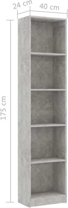 Actual product image VidaXL Grange (40 x 24 x 175 cm)