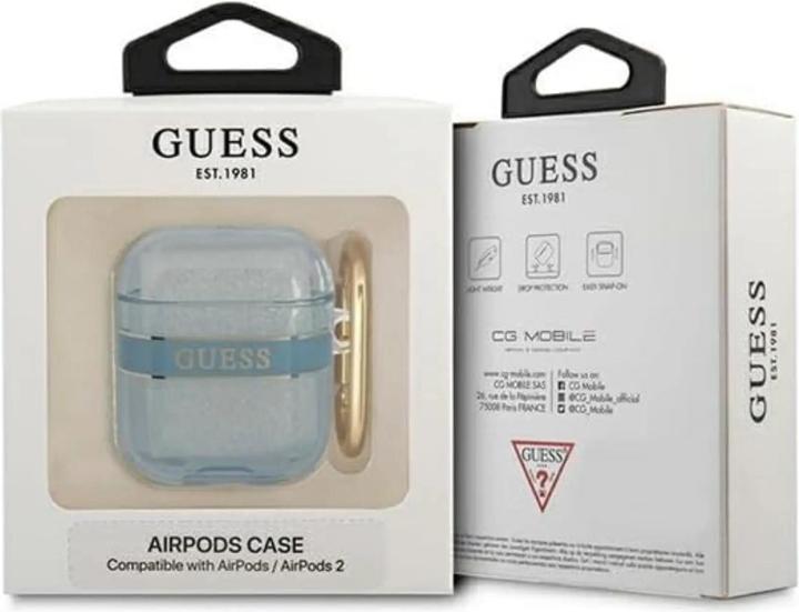 Productafbeelding Guess GUAPHTSB AirPods Pro hoesje blauw (Hoofdtelefoon hoes)