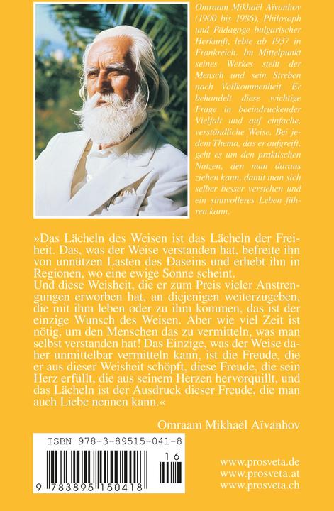 Produktbild Das Lächeln des Weisen (Deutsch, Omraam Mikhaël Aivanhov, 2009)