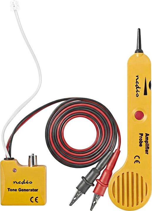 Actual product image Nedis PC and Multimedia Cable Tester PC and Multimedia Cable Tester Sound Generator LED Display Headphones