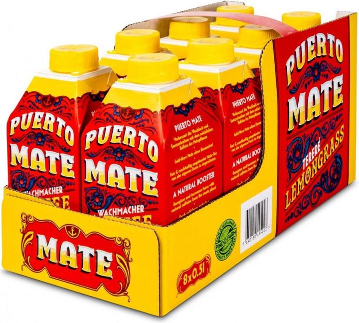 Produktbild Puerto Mate Mate und Zitronengras (8 x 50 cl)