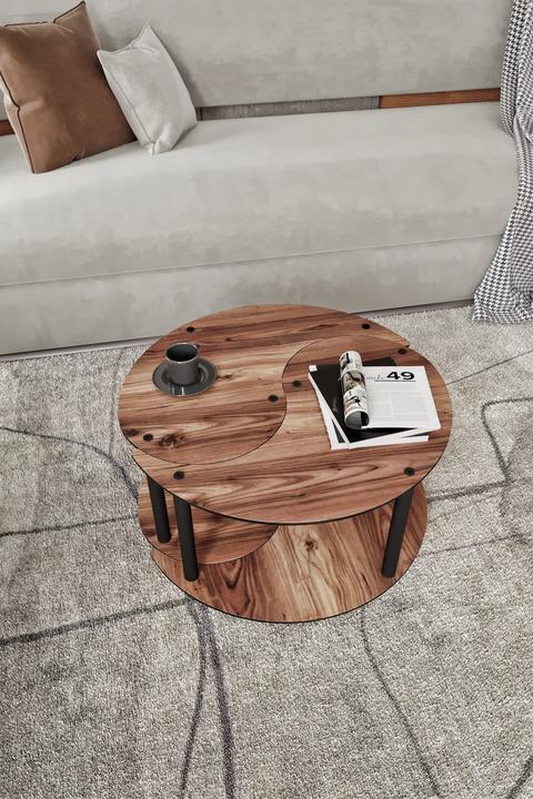 Produktbild Hanah Home Yin Yang Coffee Table 2 Set (70 x 38 x 70 cm)