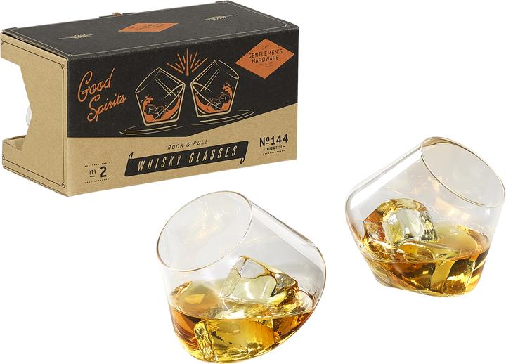 Gentlemen's Hardware Verres à whisky Rocking (23 dl, 2 x, Verre à whisky)