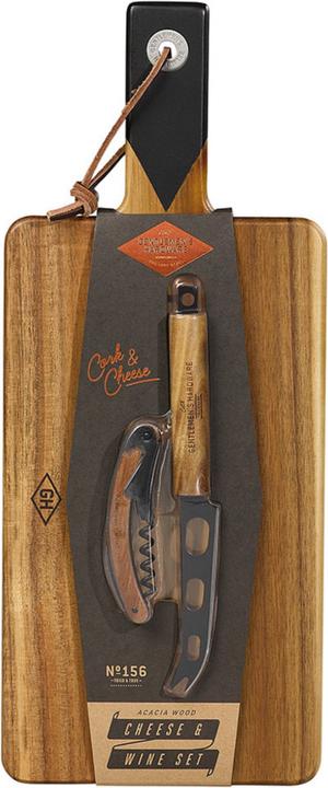 Immagine prodotto Gentlemen's Hardware Set formaggio e vino con coltello e apribottiglie