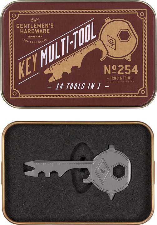 Immagine prodotto Gentlemen's Hardware Chiave Multi Tool (14 Funzioni)