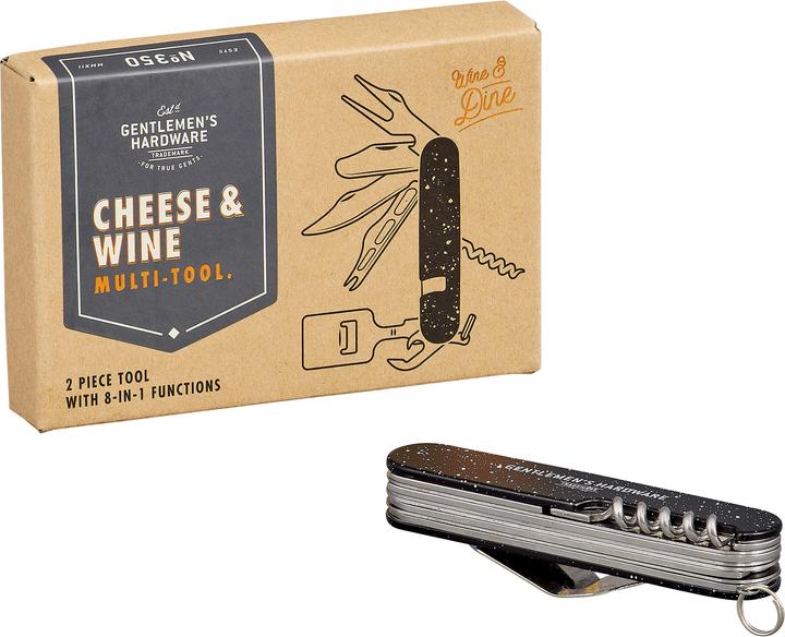 Image du produit Gentlemen's Hardware Cheese and Wine Tool (8 Fonctions)