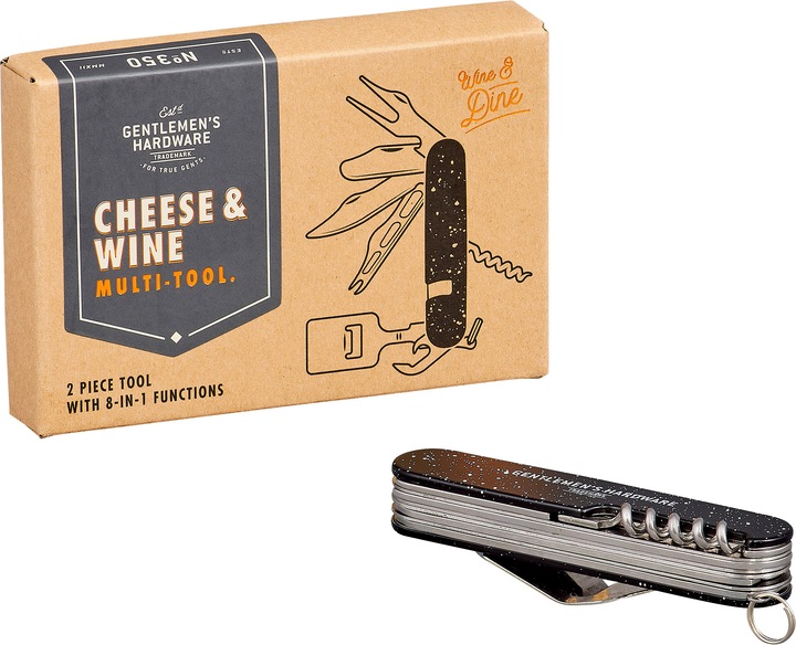 Immagine prodotto Gentlemen's Hardware Cheese and Wine Tool (8 Funzioni)