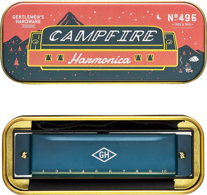 Actual product image Gentlemen's Hardware Campfire Harmonica (Harmonica)