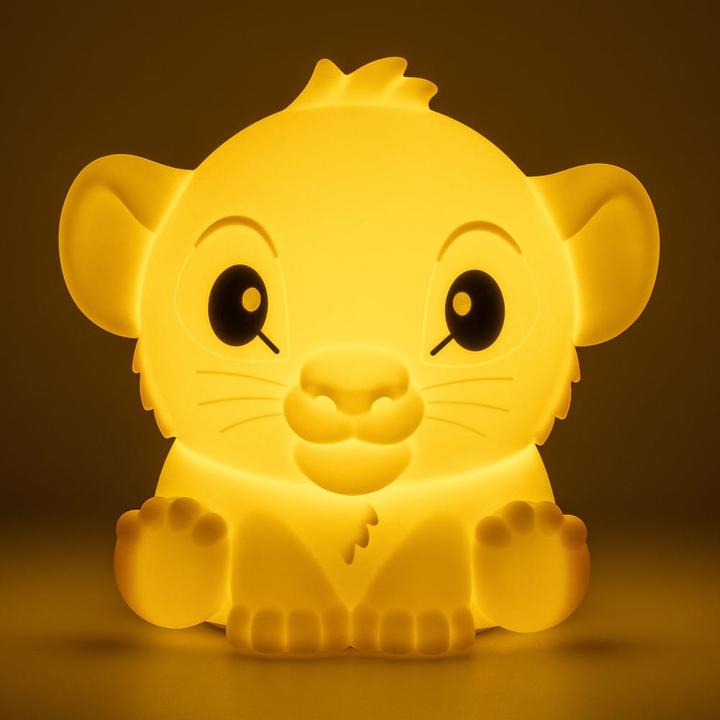 Actual product image Paladone Products Disney Squishy Glo silicone light The Lion King Simba 15 cm
