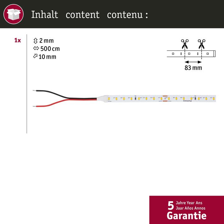 Actual product image Paulmann Pro Strip Silver P75 (Warm white, 1000 cm, Indoor)