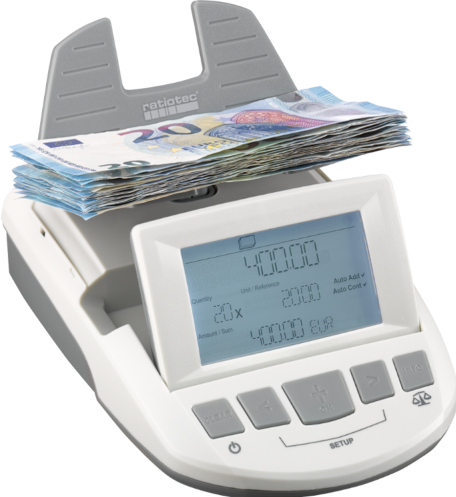 Actual product image ratiotec Money Scale RS 1000 (Made in Germany) (Bank note counter)