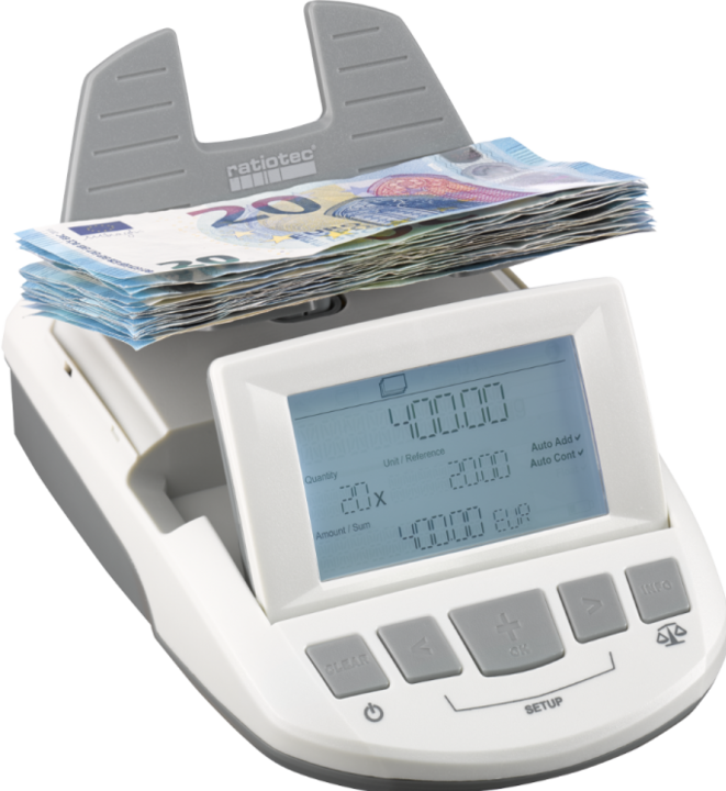 Actual product image ratiotec Money Scale RS 1000 (Made in Germany) (Bank note counter)