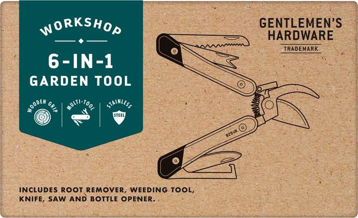 Gentlemen's Hardware Garden Multi-Tool (6 Fonctions)