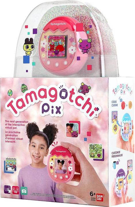 Produktbild Bandai Tamagotchi Pix - Pink (Deutsch, Französisch, Italienisch, Portugiesisch, Englisch)