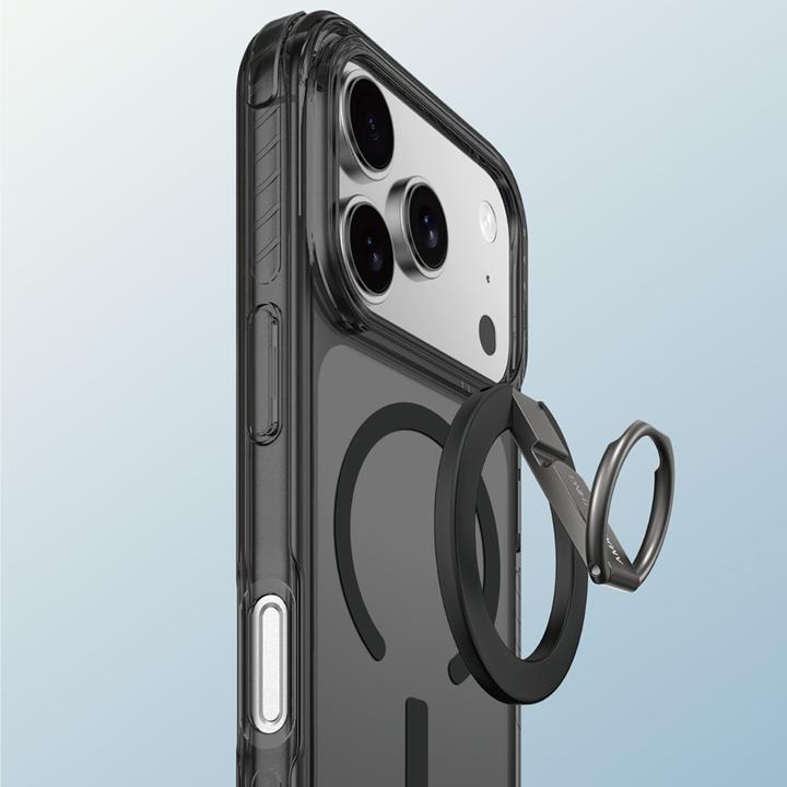 Produktbild Amazingthing Titan Pro Grip Ring Set Hülle für iPhone 17 Pro, kompatibel mit MagSafe, Schwarz (Apple iPhone 17 Pro)
