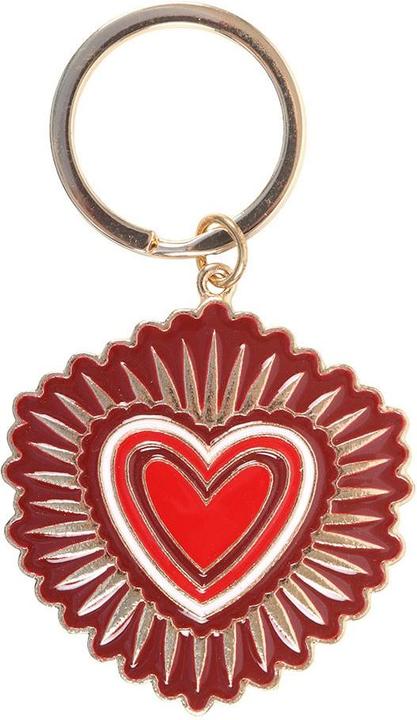 Actual product image Something Different Sacred Heart Keyring