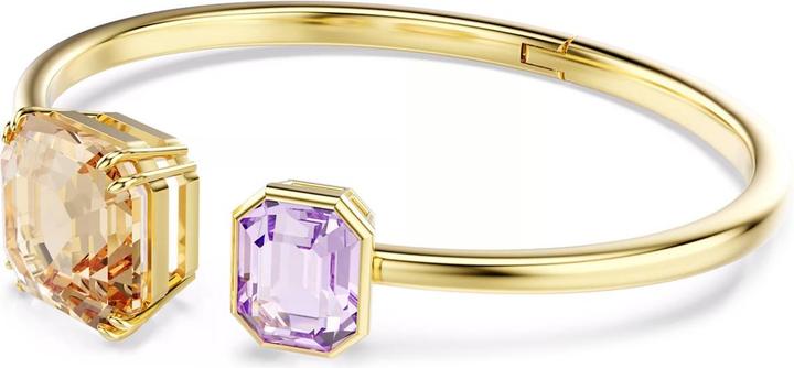 Produktbild Swarovski Millenia Armreif Oktagon Schliff Mehrfarbig Goldlegierungsschicht (15.50 cm, Swarovski Metall)