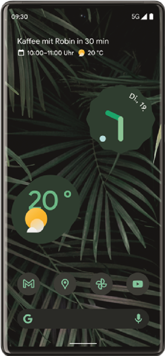 Produktbild Google Pixel 6 Pro (256 GB, Stormy Black, 6.70", SIM + eSIM, 50 Mpx, 5G)