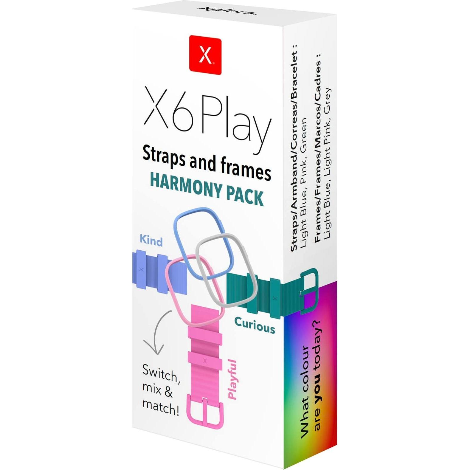 Thumbnail - Xplora X6 Play Straps & Frames (Silikongummi, Xplora X6 Play), Uhrenarmband, Mehrfarbig