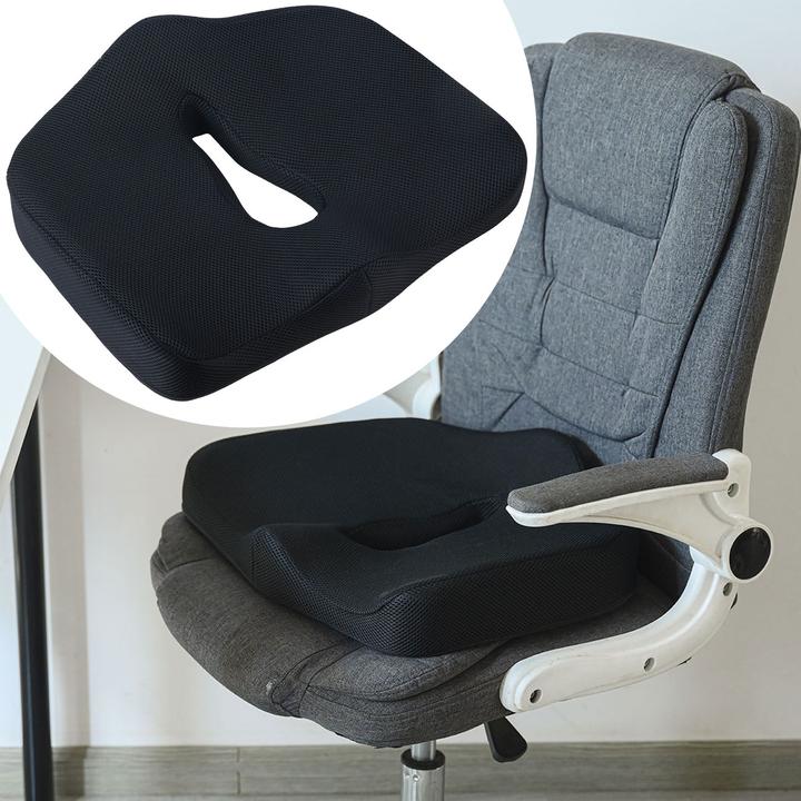 Image du produit Ideoon Ergonomisches Memory-Foam-Sitzkissen - Premium Autositzkissen & Bürostuhlkissen