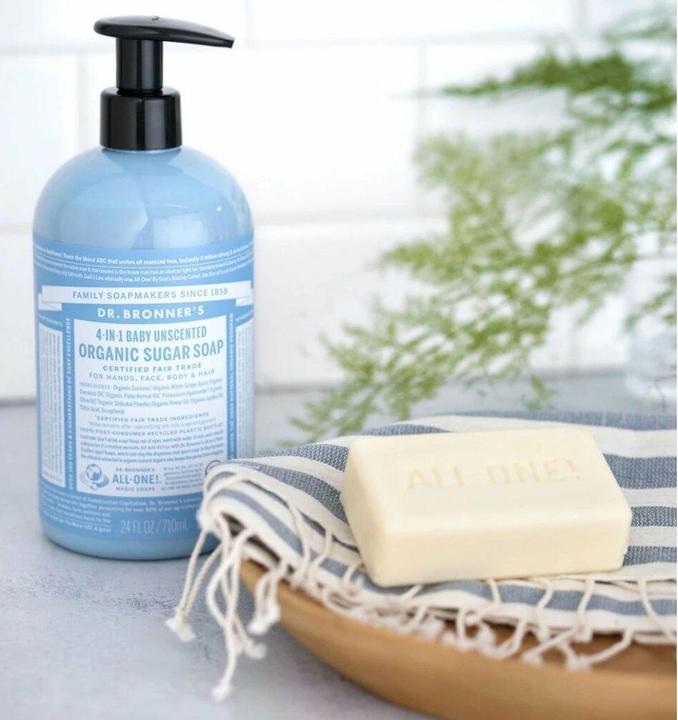 Produktbild Dr. Bronner's Organic Sugar Soap Baby Mild 355 ml (355 ml)