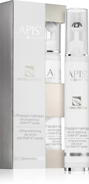 Actual product image Apis Natural Cosmetics Apis Lifting Peptide Lifting And Tightening Eye Serum With Snap-8â"¢ Peptide For Mature Eye Area 10M (Eye care serum, Day + Night, 10 ml)