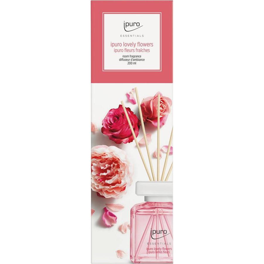 Ipuro, Zubehör Raumduft, erfrischender lovely flowers Raumduft - dezenter Raumerfrischer mit frischen & blumige