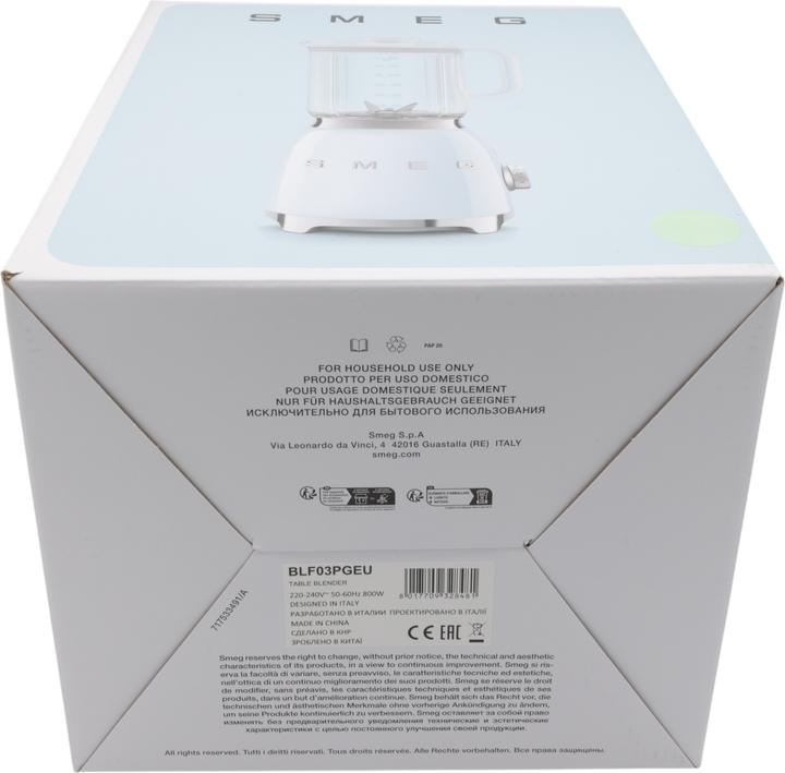 Actual product image Smeg BLF01PBEU Mixer colour pastel pastel blue (800 W)