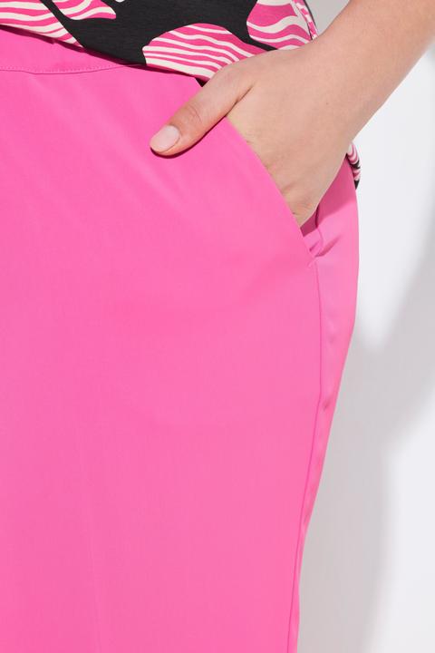 Image du produit Ulla Popken Pantalon 7/8 à pinces. Taille élastique (56)