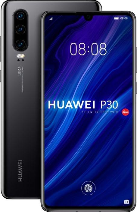 Image du produit Huawei P30 (128 Go, Noir, 6.10", Double SIM, 4G)