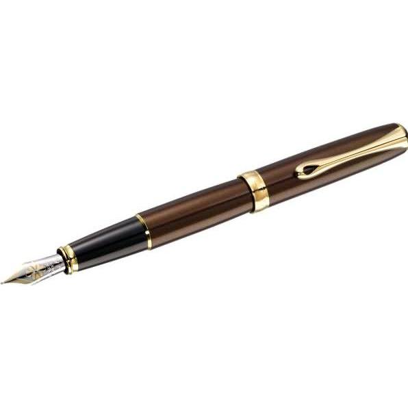 Thumbnail - Diplomat, Schreibstifte, Füllhalter Excellence A2 Marrakesh vergoldet 14 kt EF (braun/gold, 1 x)