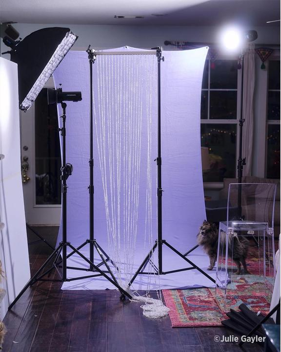 Actual product image Westcott X Drop Wrinkle Resistant Backdrop Light Pairs Sweep (5' x 12') (365.80 cm, 366 cm)
