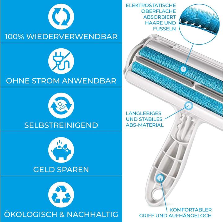 Actual product image Quick Aid Lint roller and pet hair remover
