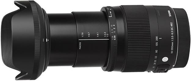 Produktbild Sigma 18-200mm f/3,5-6,3 DC Makro OS HSM (C), Nikon F DX (Nikon DX, APS-C / DX)