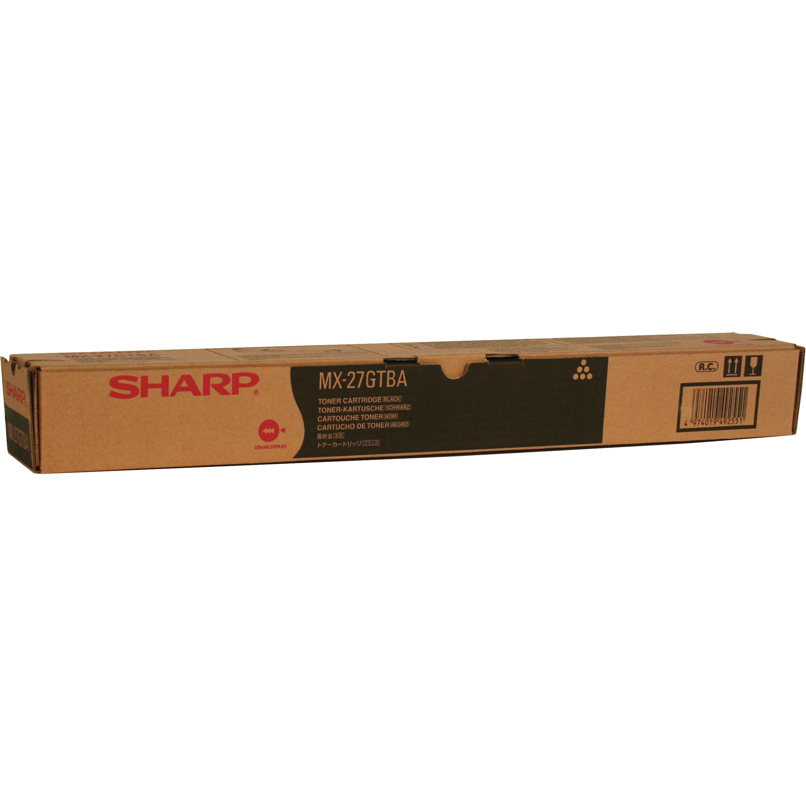 Thumbnail - Sharp, Toner, Mx-27gtba (BK)