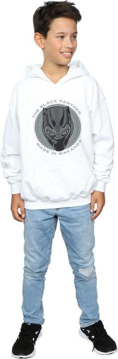 Immagine prodotto Black Panther Made in Wakanda Felpa con Cappuccio Ragazzi (116)