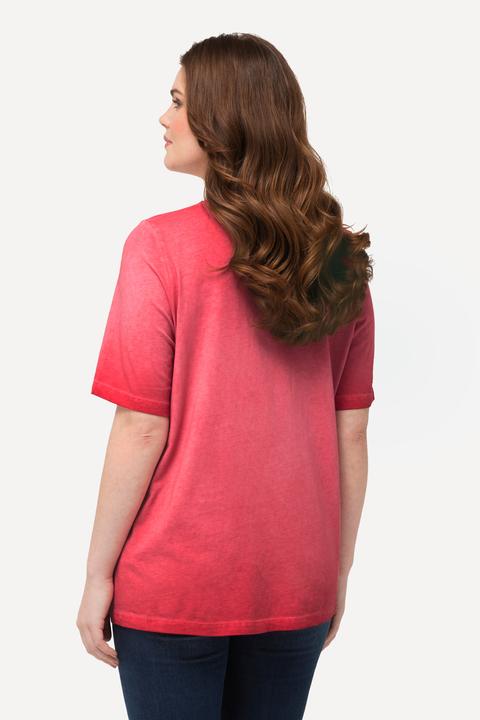 Actual product image Ulla Popken Script Lettering Short Sleeve Graphic Tee (50, 52)