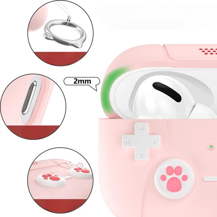 Produktbild Cover-Discount Airpods Pro 2 - Silikoncase Schutzhülle 3D violett