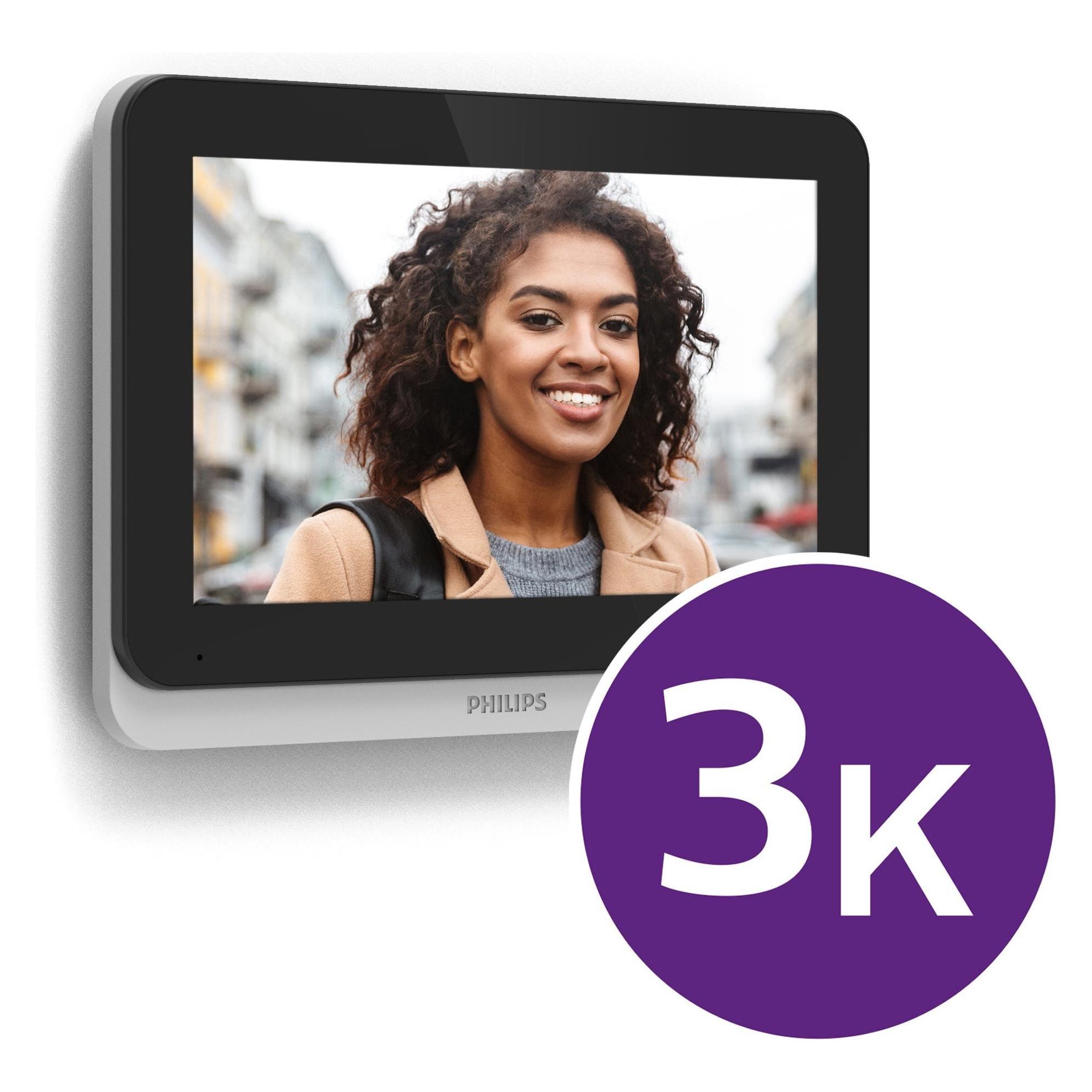 Philips Connect 3 Kit Visiophone Filaire 3K avec 2 Caméras