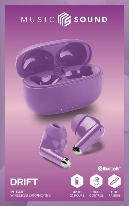 Actual product image Cellularline Music & Sound Bluetooth Earphones DRIFT (No noise cancelling, 22 h, Wireless)